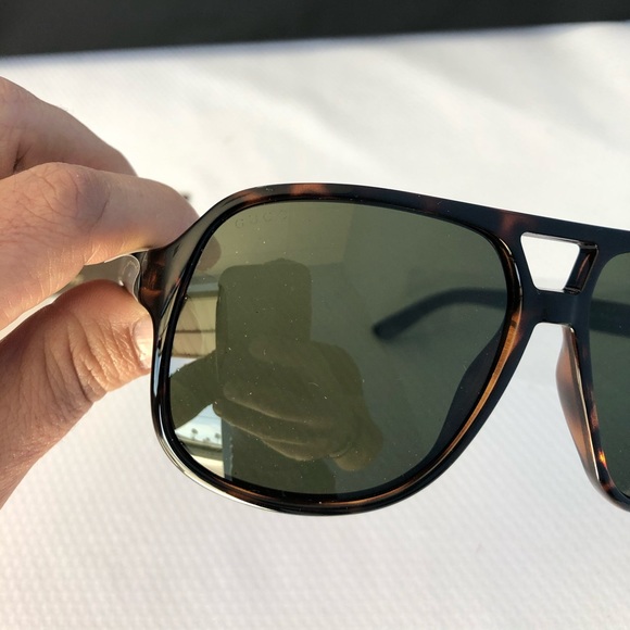 Gucci brown aviator frame sunglasses - Picture 2 of 8